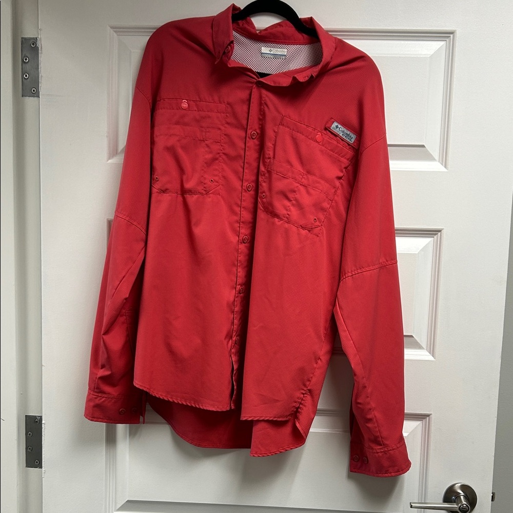 Columbia Vibrant Red Sportswear Top